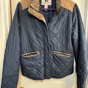 Field & Stream Quilted Jacket with Navy and Khaki